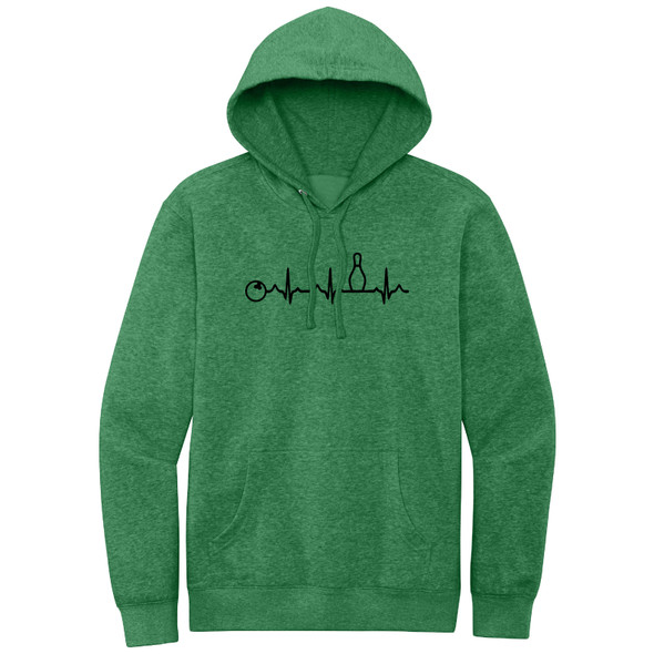 I AM Bowling™ Black Heartbeat Hoodie
