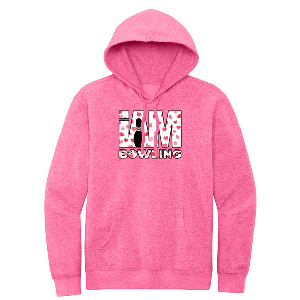 I AM Bowling™ Valentine's Day Logo Hoodie