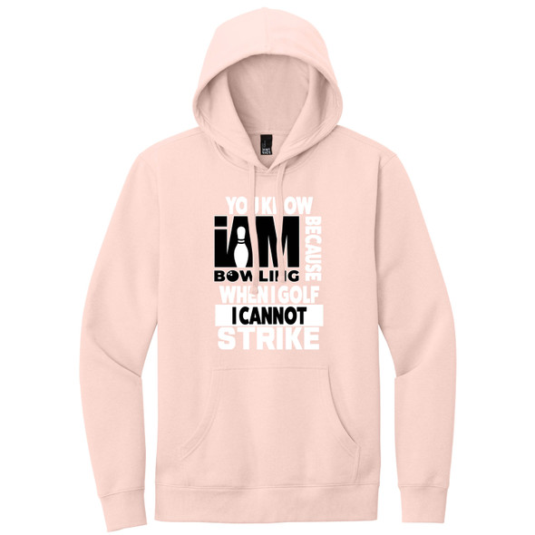 I AM Bowling™ Bowling vs Golfing Hoodie
