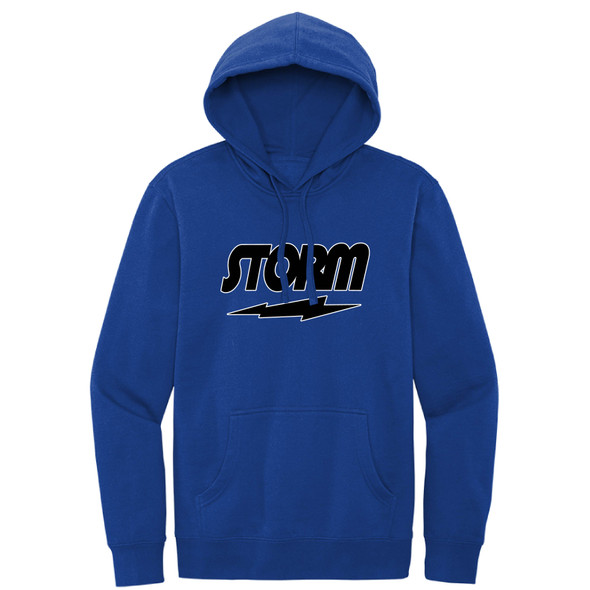 Storm Black Logo with White Outline Hoodie