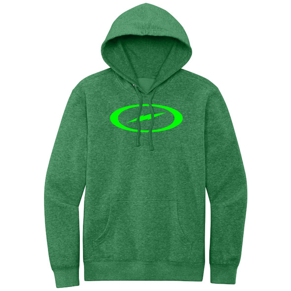 Storm Bolt Green Logo Hoodie