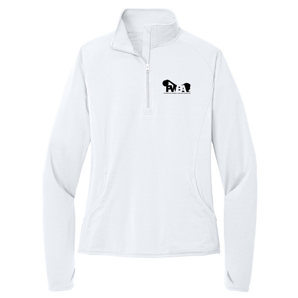 PWBA Black Logo 1/2 Zip Pullover Ladies Jacket