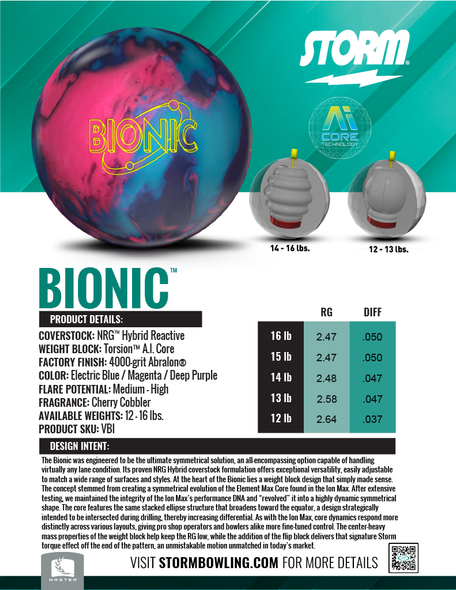 Storm Bionic Bowling Ball
