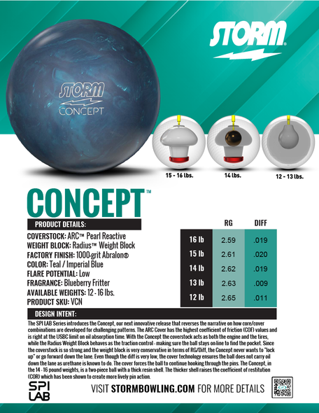 Storm Concept Bowling Ball