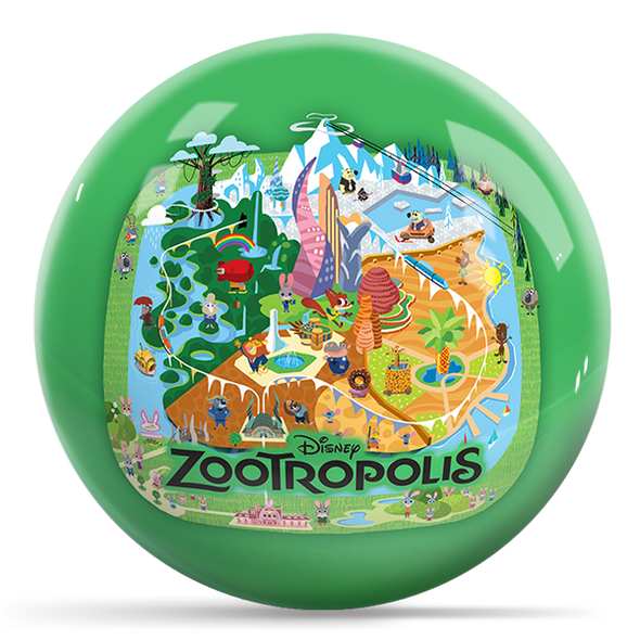 OTB Disney Zootopia Zootropolis Bowling Ball