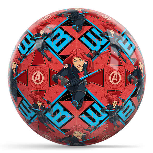 OTB Marvel Black Widow Pattern Bowling Ball