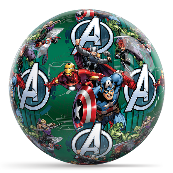 OTB Marvel Avengers Characters Pattern Bowling Ball