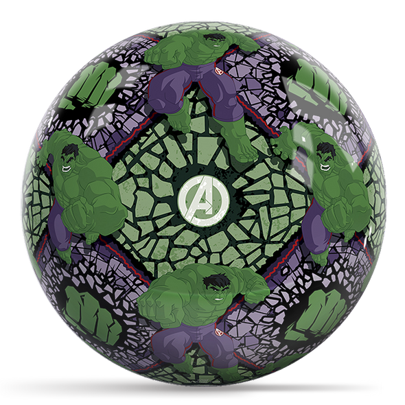 OTB Marvel Hulk Pattern Bowling Ball
