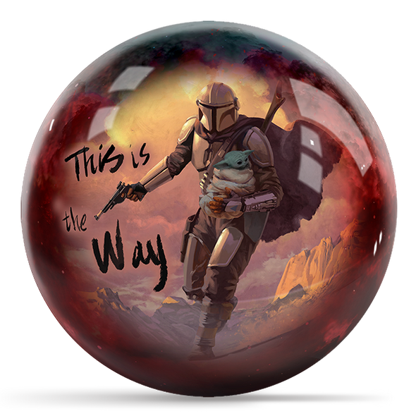 OTB Star Wars Din Djarin and Grogu Bowling Ball
