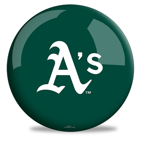 OTB MLB Athletics (A's) Bowling Ball