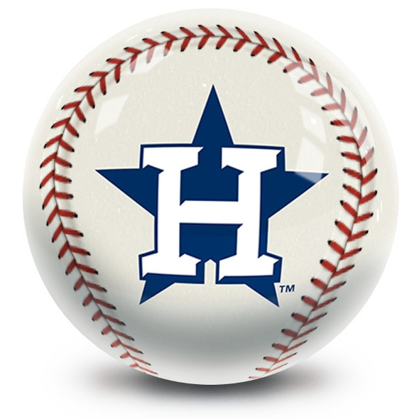 OTB MLB Houston Astros Baseball Design Bowling Ball