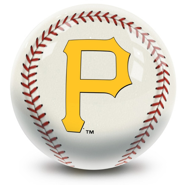 OTB MLB Pittsburgh Pirates Baseball Design Bowling Ball