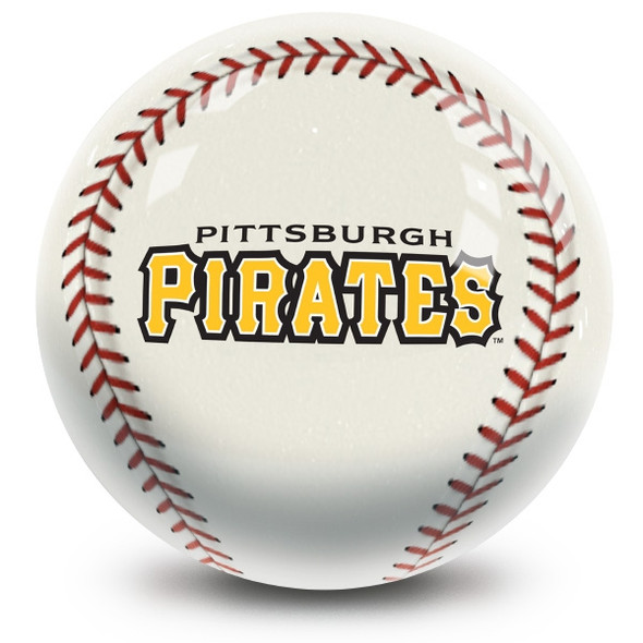 OTB MLB Pittsburgh Pirates Baseball Design Bowling Ball