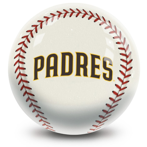 OTB MLB San Diego Padres Baseball Design Bowling Ball