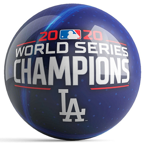 OTB MLB 2020 World Series Champion Los Angeles Dodgers Design 2 Bowling Ball