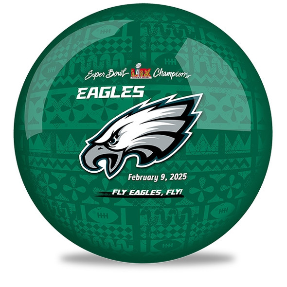 OTB NFL Super Bowl LIX Champion Philadelphia Eagles Bowling Ball
