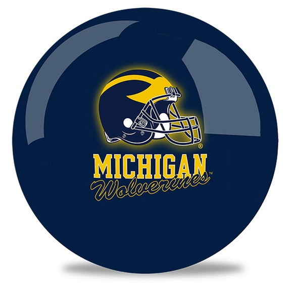 OTB NCAA University of Michigan Bowling Ball