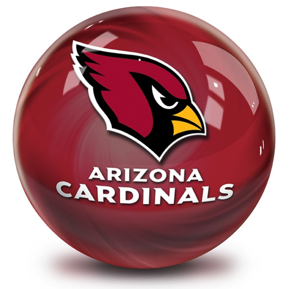 OTB NFL Arizona Cardinals Helmet Swirl Bowling Ball