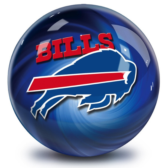 OTB NFL Buffalo Bills Helmet Swirl Bowling Ball