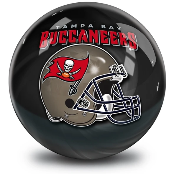 OTB NFL Tampa Bay Buccaneers Helmet Swirl Bowling Ball