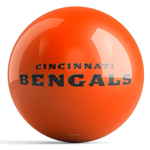 OTB NFL Cincinnati Bengals Team Logo Bowling Ball