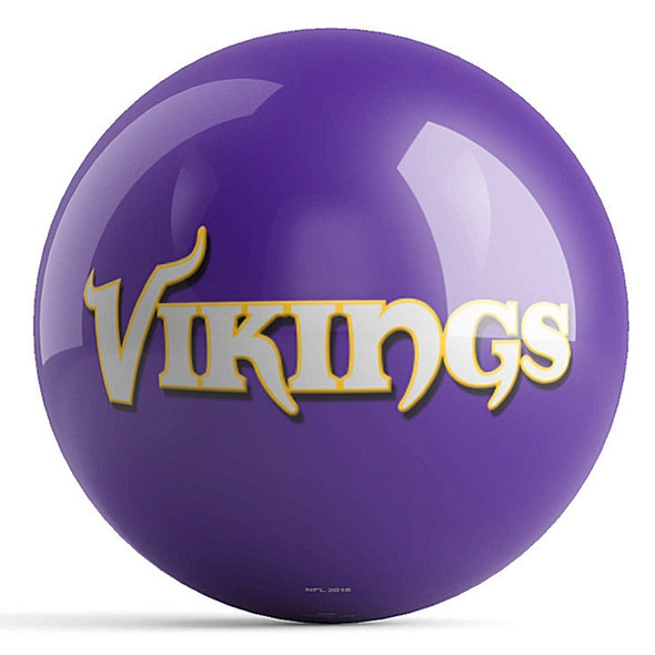 OTB NFL Minnesota Vikings Team Logo Bowling Ball