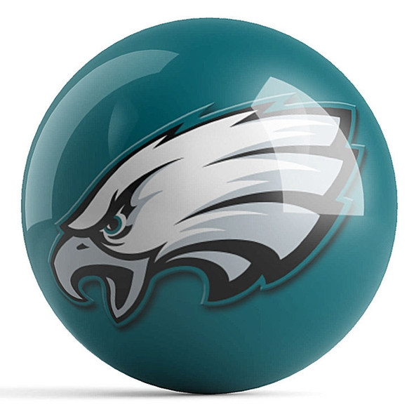 OTB NFL Philadelphia Eagles Team Logo Bowling Ball