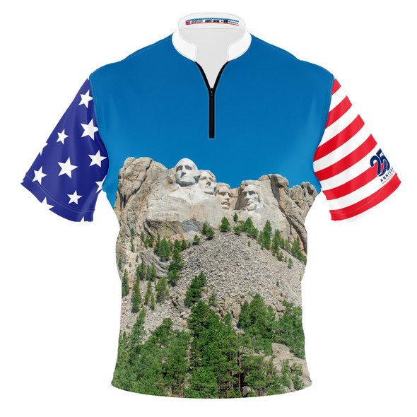 Build Your Own USA 250 Mount Rushmore Bowling Jersey