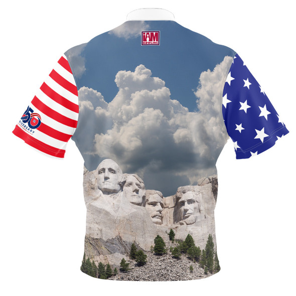 Build Your Own USA 250 Mount Rushmore Bowling Jersey