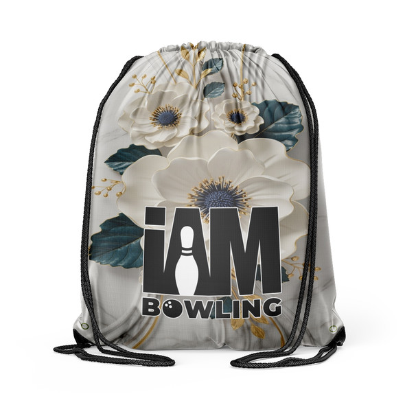 Ivory Bloom Drawstring Backpack