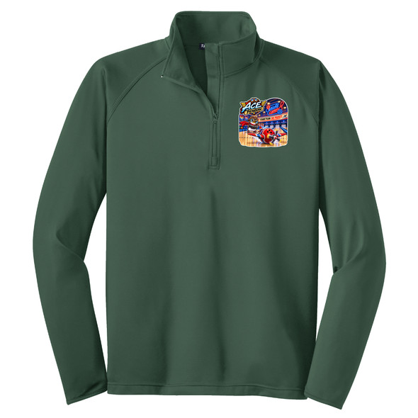 Misfit Universe Ace the Penguin Men's 1/2 Zip Pullover Jacket