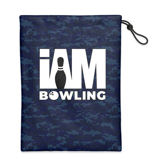 Dark Blue Camo Shoe Bag