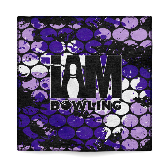 Violet Bubblegrid Microfiber Towel