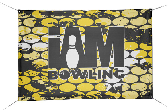 Yellow Bubblegrid Banner