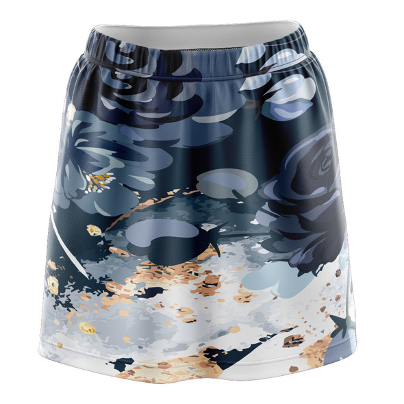 Azure Blossom Skirt