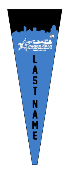 Jr Gold 2022 Official DS Bowling Pennant - JG065-PP