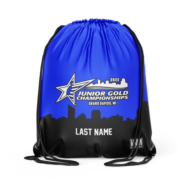 Jr Gold 2022 Official DS Bowling Drawstring Backpack - JG069-DB