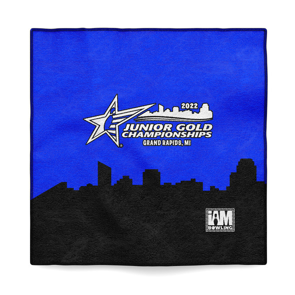Jr Gold 2022 Official DS Bowling Microfiber Towel - JG069-TW