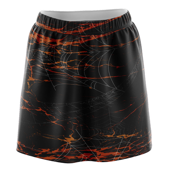 Orange Spider Web Skirt