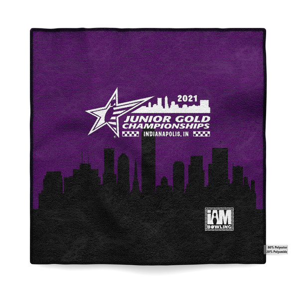 Jr Gold 2021 Official DS Bowling Microfiber Towel - JG036-TW