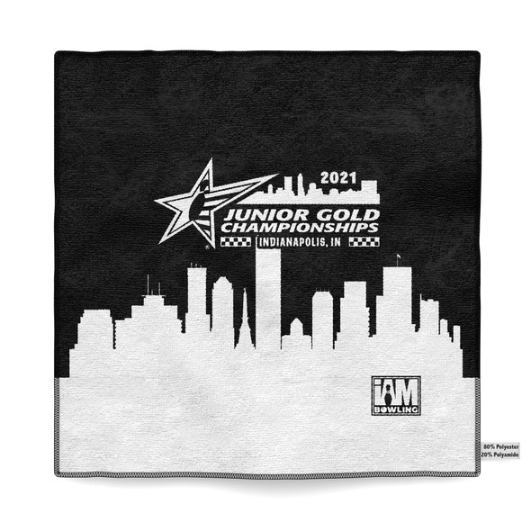 Jr Gold 2021 Official DS Bowling Microfiber Towel - JG039-TW