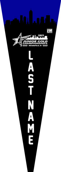 Jr Gold 2021 Official DS Bowling Pennant - JG038-PP