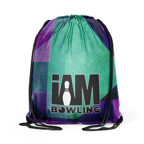 Verdant Plaid Drawstring Backpack