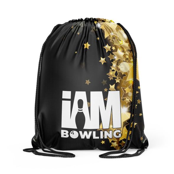 Gold Stars Drawstring Backpack