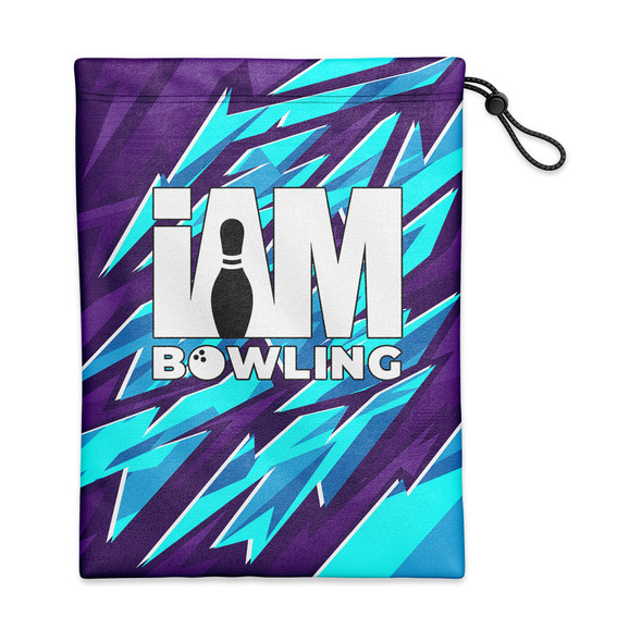 Aqua Fracture Shoe Bag