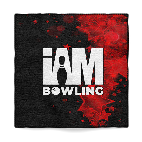 Red Stars Microfiber Towel