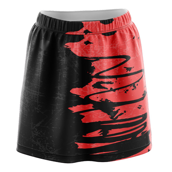 Coral Splatter Skirt