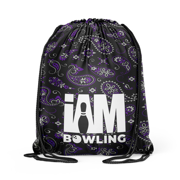 Midnight Paisley Drawstring Backpack