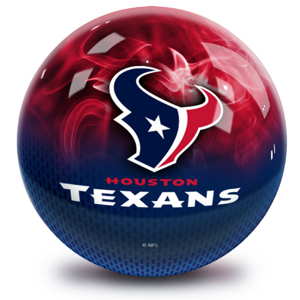 OTB NFL Houston Texans On Fire Bowling Ball