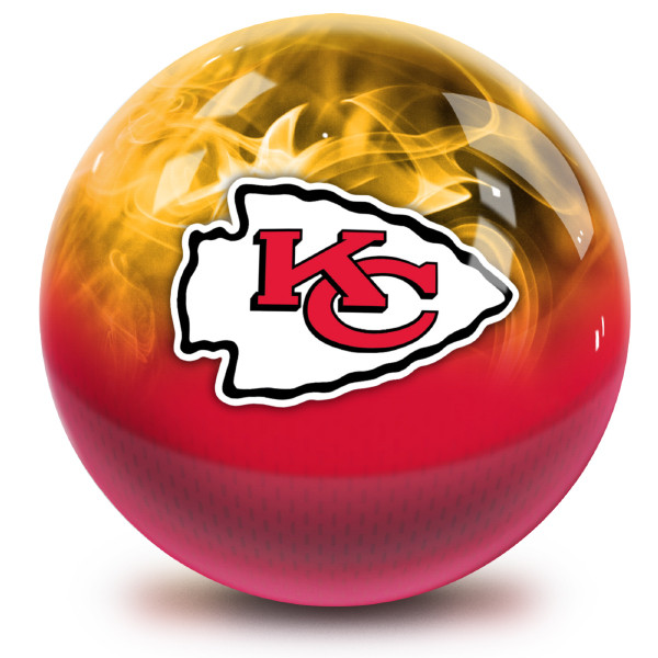 OTB NFL Kansas City Chiefs On Fire Bowling Ball